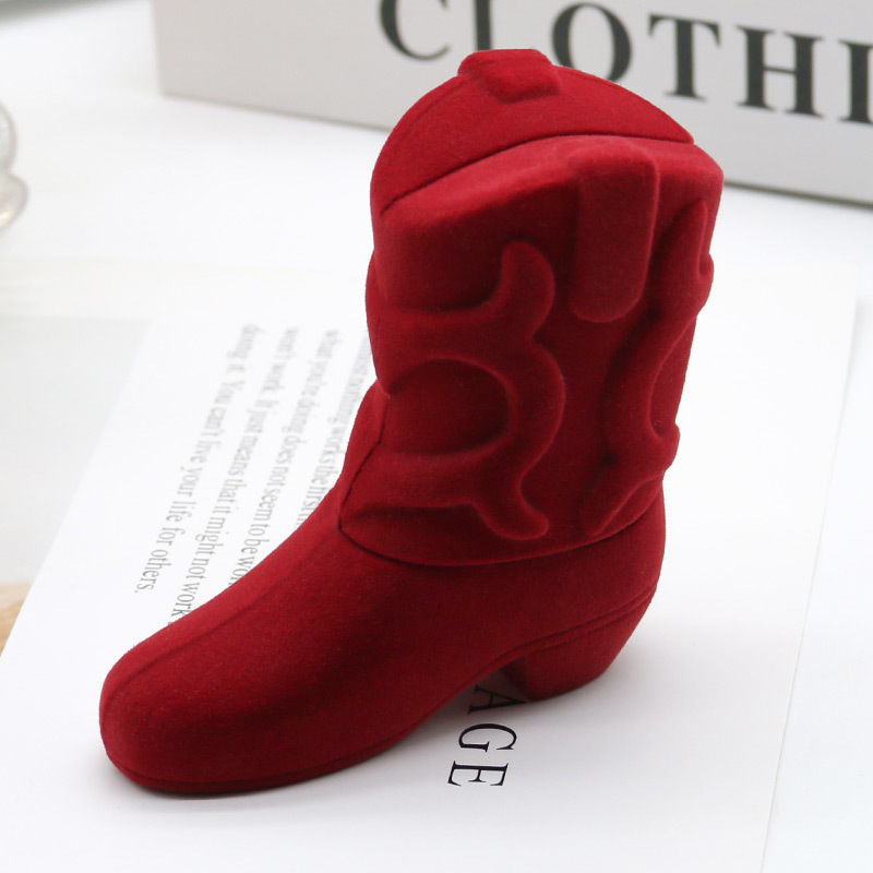 Customizable Velvet Plastic Jewellery Box Packaging High End Jewelry Box