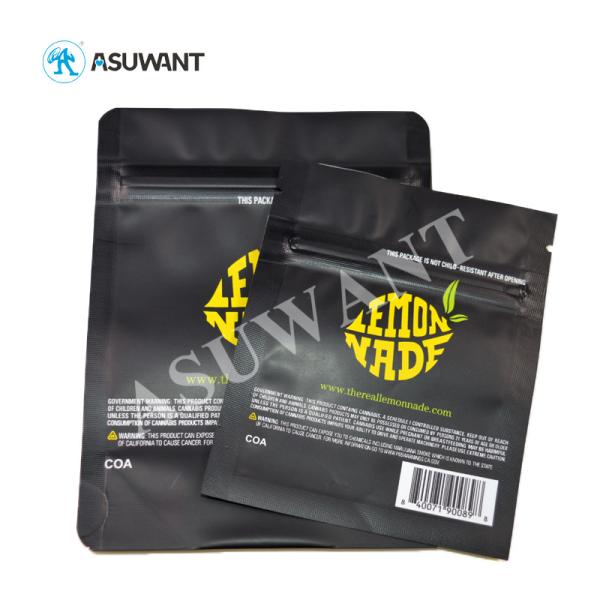 VMPET 3.5g Cookies Sealable Mylar Herb Packaging Mylar Bags