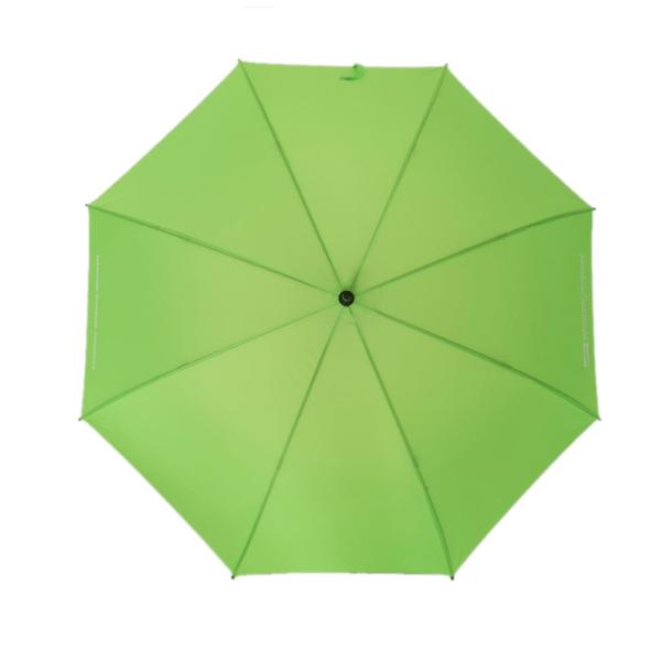 Green Promotional Golf Umbrellas Black Fiberglass Frame And Skidproof Top