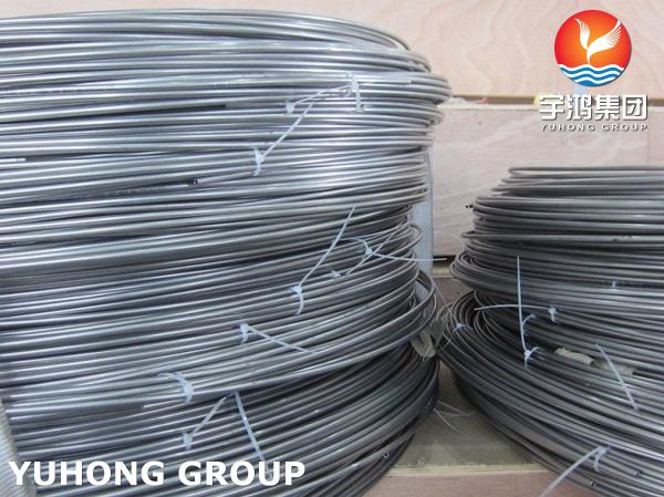 Stainless Steel Coil Tube ASTM A269 TP304/TP304L/TP310S/TP316L Bright Annealed 1/4 INCH BWG18 FOR SHIPYARD