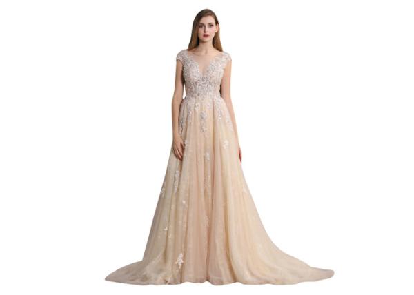 Chiffon Long Convertible Backless Wedding Bridesmaid Dresses Floor Length V Neck