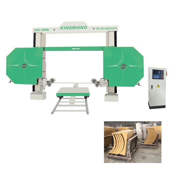 3000x3000x1500mm CNC Diamond Wire Saw Cutting Machine For Marble Granite Sandstone