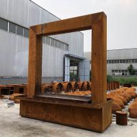 Mur vertical en acier de l'eau de Corten d'anti corrosion cascade de rideau en pluie de 15 pouces