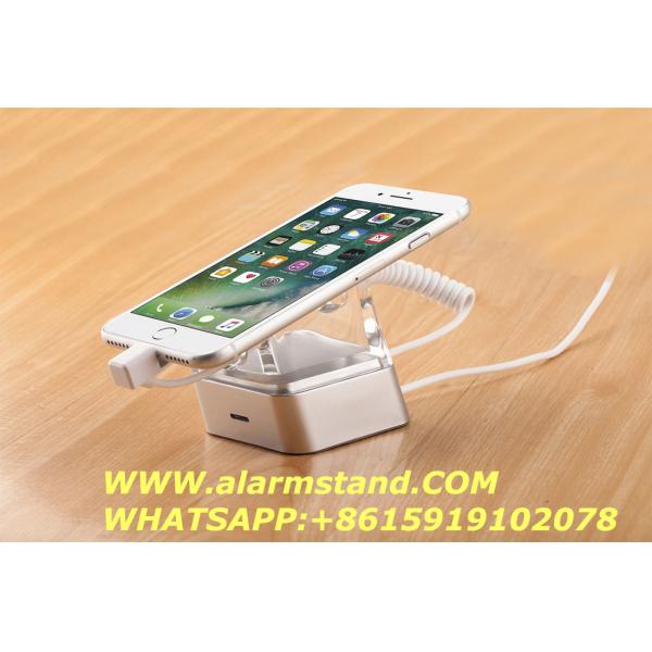 COMER anti-theft alarm security locking mobile phone stand for desk display
