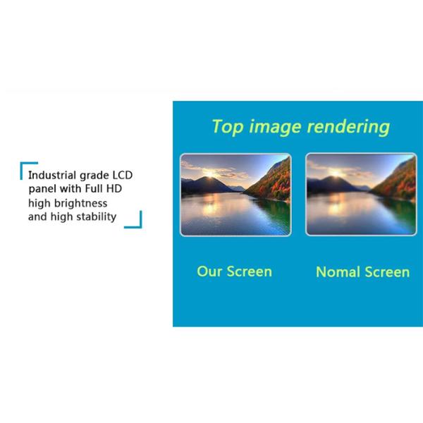 Impermeabilice la señalización al aire libre de 55 de la pulgada 2500 Digitaces de los liendres