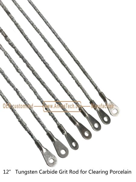 12Tungsten Carbide Grit Rod for Clearing Porcelain,Cutting Tiles