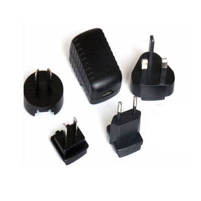 5v 2a interchangeable plug usb ac/dc power adapter