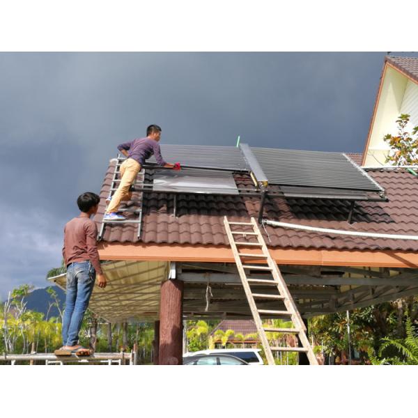 Durable Solar Water Heater Evacuated Tube Collector Stainless Steel Material