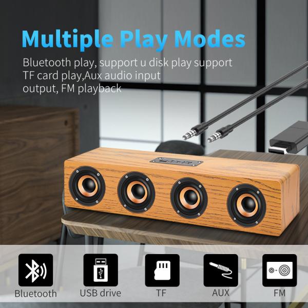 Oradores portáteis de Bluetooth do rádio 2000MHA estereofônico para interno exterior