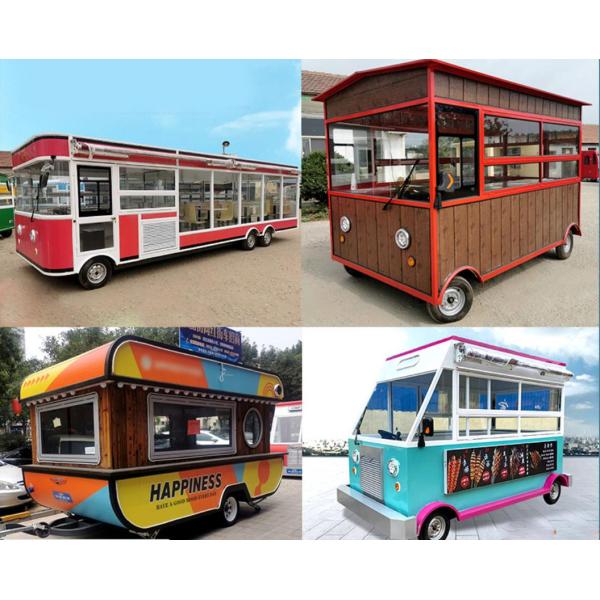 Remorque portative de concession de crème glacée de casse-croûte de remorque de support de concession de réfrigération
