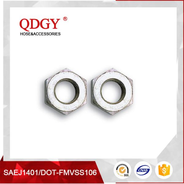 qdgy steel material with chromed plated coating  -3 and -4 AN SAE Brake Adapter Fittings stainless 45 flare 1/8 pipe