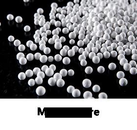 Diâmetro 4mm de Raschig Ring Alumina Catalyst Carrier CAS 21645-51-2