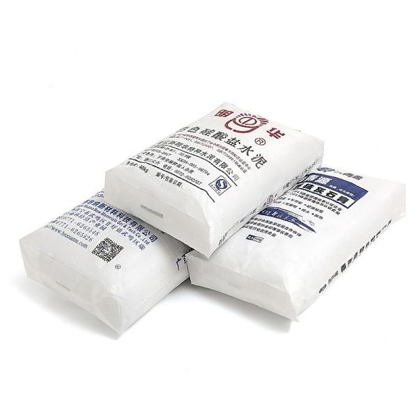 20KG 40KG 50KG Woven PP Bags Valve Block Bottom Blank Cement Bag Customized