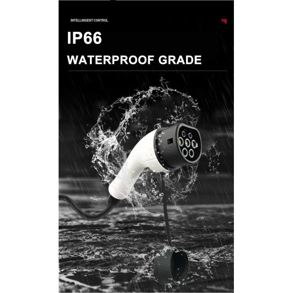 24A IP66 Portable AC EV Charger 3.5KW EVSE Electric Vehicle Supply Equipment