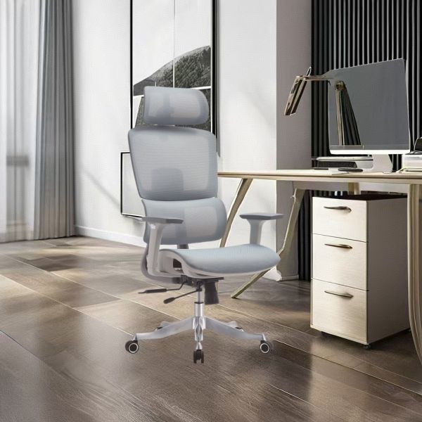Executive Mesh Fabric Ergonomic Office Chair Swivel with 3D Armrest