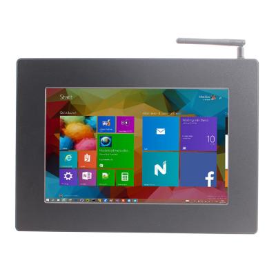 10'' Linux Touch Panel PC Front IP65 Outdoor AIO HMI For Kiosk