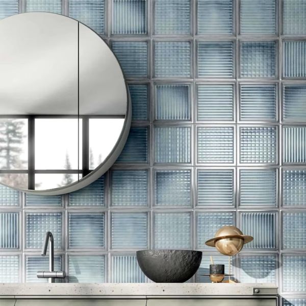 Custom Decorative Crystal Glass Block Transparent Window Wall Hollow Glass Brick