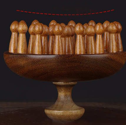 Scalp Massager Brush for Hair Growth Wooden Wide Tooth Hair Brush 1 Year Shelf Life