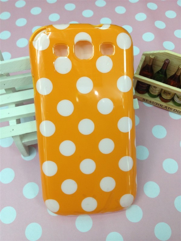 Multicolored Polka Dot Samsung Galaxy S3 Hard Shell Case For Anti-Fall