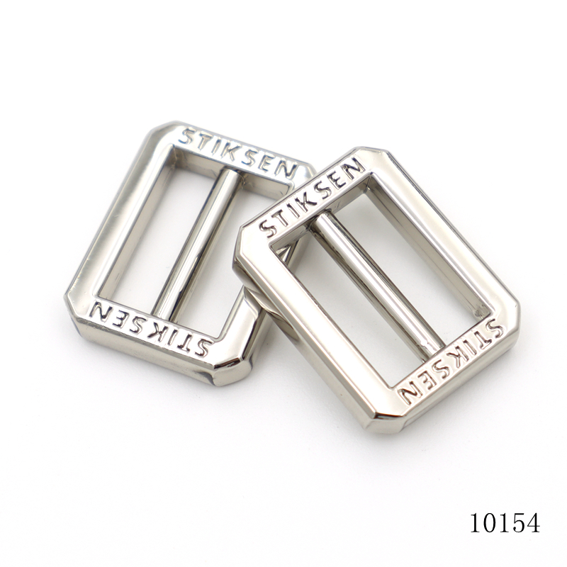 Custom Metal Square Buckle Nickel Cap Strap Buckle 16mm Bag Accessories