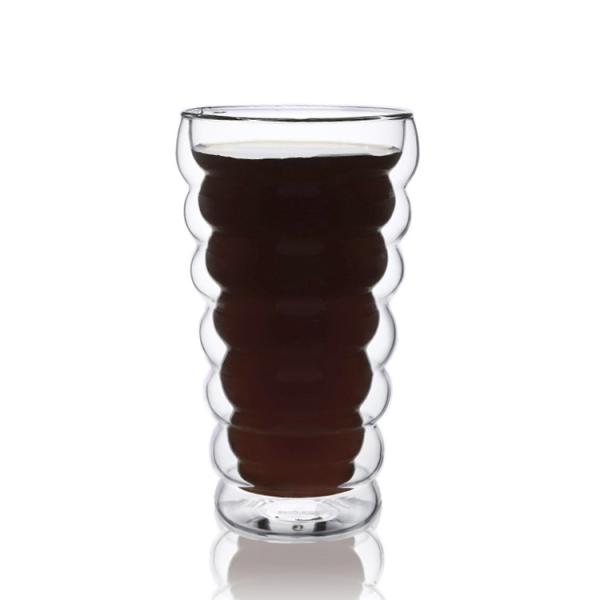 Double Wall Borosilicate Coffee Glass Mug Transparent Clear Eco Friendly