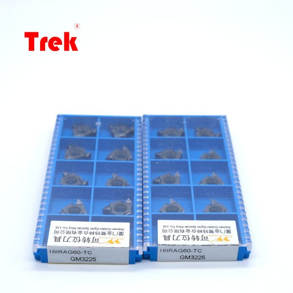 GESAC 16IRAG60 TC GM3225 PVD Carbide Universal Internal Threading Insert AG60 60° Multi-Pitch for CNC Stainless Steel Bore Turning with High Wear Resistance Carbide inserts
 CNC machining tools