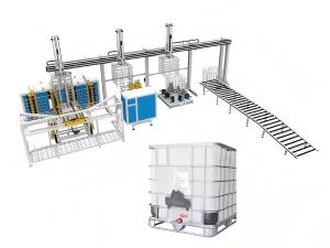 IBC ton barrel steel frame automatic production line