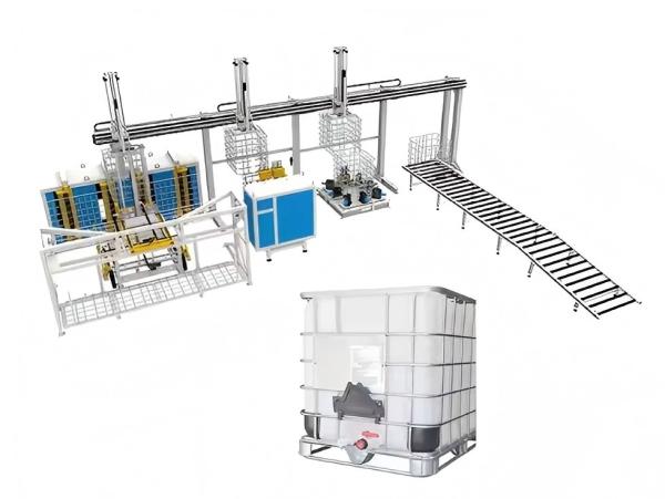 IBC ton barrel steel frame automatic production line