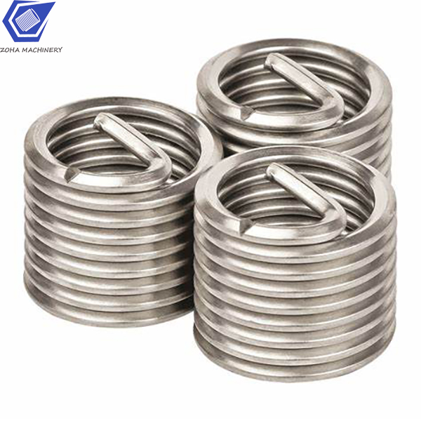 Dry Film Lubrication Tanged Wire Thread Insert Helicoil Screw Fasteners