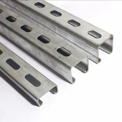 C Shaped Steel Metal Strut Channel 40-80mm Customizable Length For Durable Construction