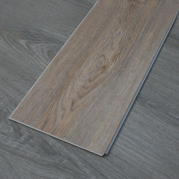 Piso laminado de pedra e madeira à prova d'água Instalação fácil para jardim infantil/escritório