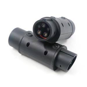 Type2 To Type1 Electric Cars Charger Converters 32A,EV Charger Adapter AC 250V