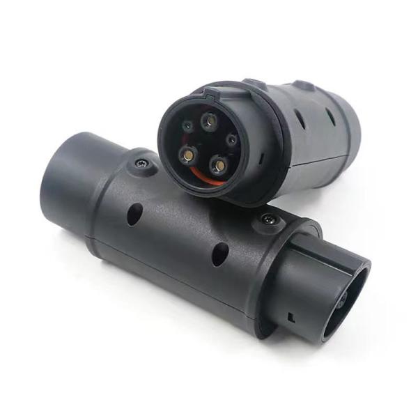 Type2 To Type1 Electric Cars Charger Converters 32A,EV Charger Adapter AC 250V
