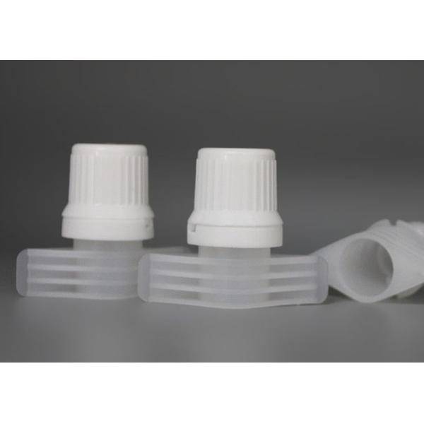 9.6mm Easy Pour Plastic Spout Caps With Safety Ring Top On Laundry Bags