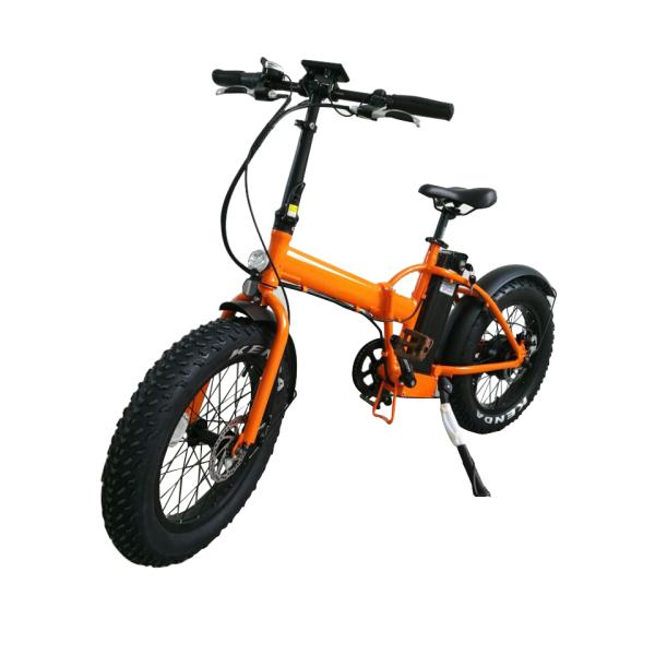 20 Inch Mountain Fat Tire Foldable Electric Bike 48v 500w Bafang Motor
