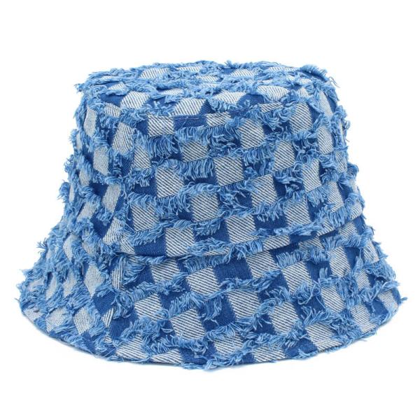 Fashion Designer Bucket Hats High Quality Denim Jeans Fisherman Bucket Hat With Custom Logo