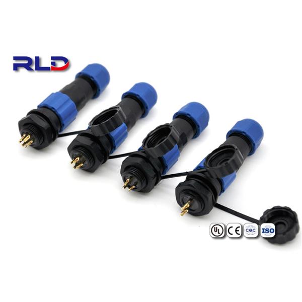 12mm тип стыковочный агрегат гайки соединителя держателя панели штепсельной вилки 4 Pin водоустойчивый