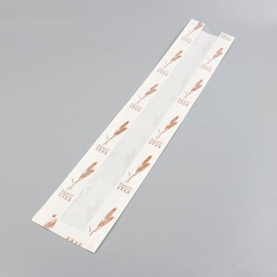 FSC SGS BRC Flexo Printing French Bread Paper Bags Baguette Self Adhesive Seal