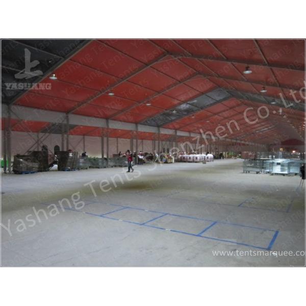 Logistics Aluminum Frame Industrial Storage Tents , Temporary Storage Tents