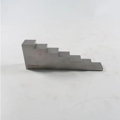 Bloc d'essai en 7 étapes en acier 1018 épaisseur 5 mm 12,5 mm 20 mm 27,5 mm 35 mm 42,5 mm 50 mm