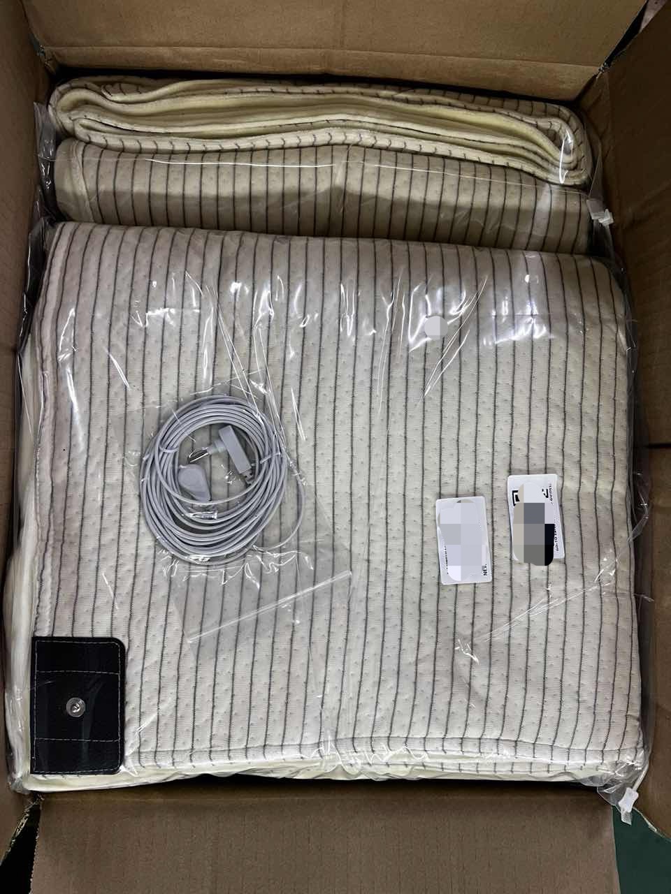 Conductive Earthing Blanket Kit Silver Fiber Cotton Grounding Sheets Soft Warmth Carpet With Grounding Cord