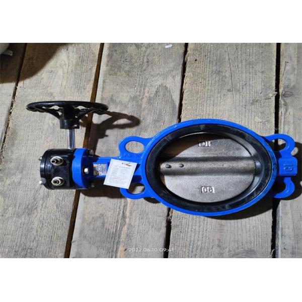 10k Wafer Butterfly Valve Size 125mm Pressure Gear