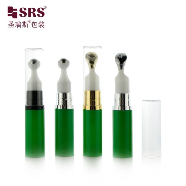 5ML 10ML 12ML 15ML High Quality Eye Cream Lotion Cosmetic Empty Tube Vacuum Roll on Luxury Roller AS Airless Pump Bottle