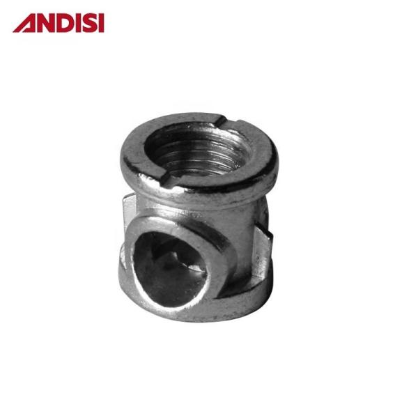 Strong Connecting Fittings for Modern Furniture Zinc Plated 4 in 1 Mini Fix Cam and Bolt