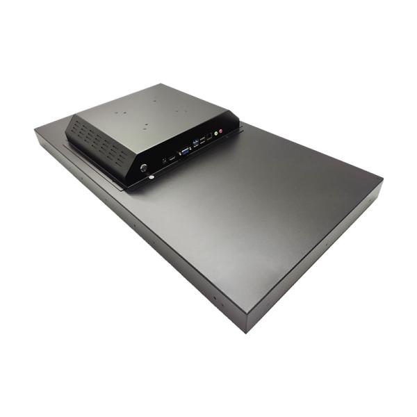 Tablette industrielle de 21,5 pouces tout-en-un avec écran tactile haute luminosité, ordinateur industriel avec caméra RFID et lecteur d'empreintes digitales