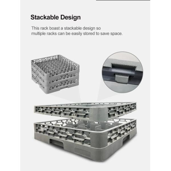 Multifunction Kitchen Dishwasher Parts Plastic Dishwasher Flatware Rack ROHS