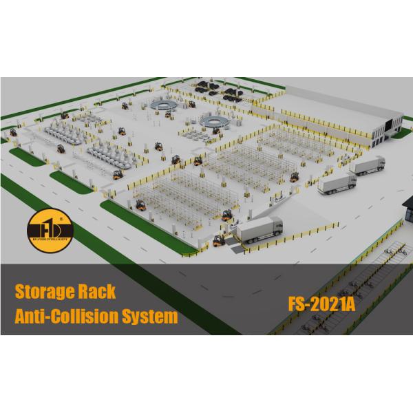 A53: Racking Protection FS-2021A Warehouse Storage Rack Flexible Anti-Collision Guardrails