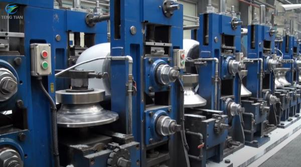 Precision Tube Mill for Stainless Steel Pipes 10m/min TIG Welding