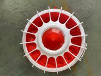 Seize plateaux d'alimentation en grille (rouge et blanc)