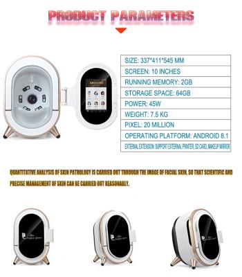 Analisador da pele do cabelo 3d, certificação facial do Ce da máquina do analisador